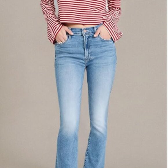 MOTHER Women's The Insider Crop Step Fray Jeans size 30 - Picture 1 of 6